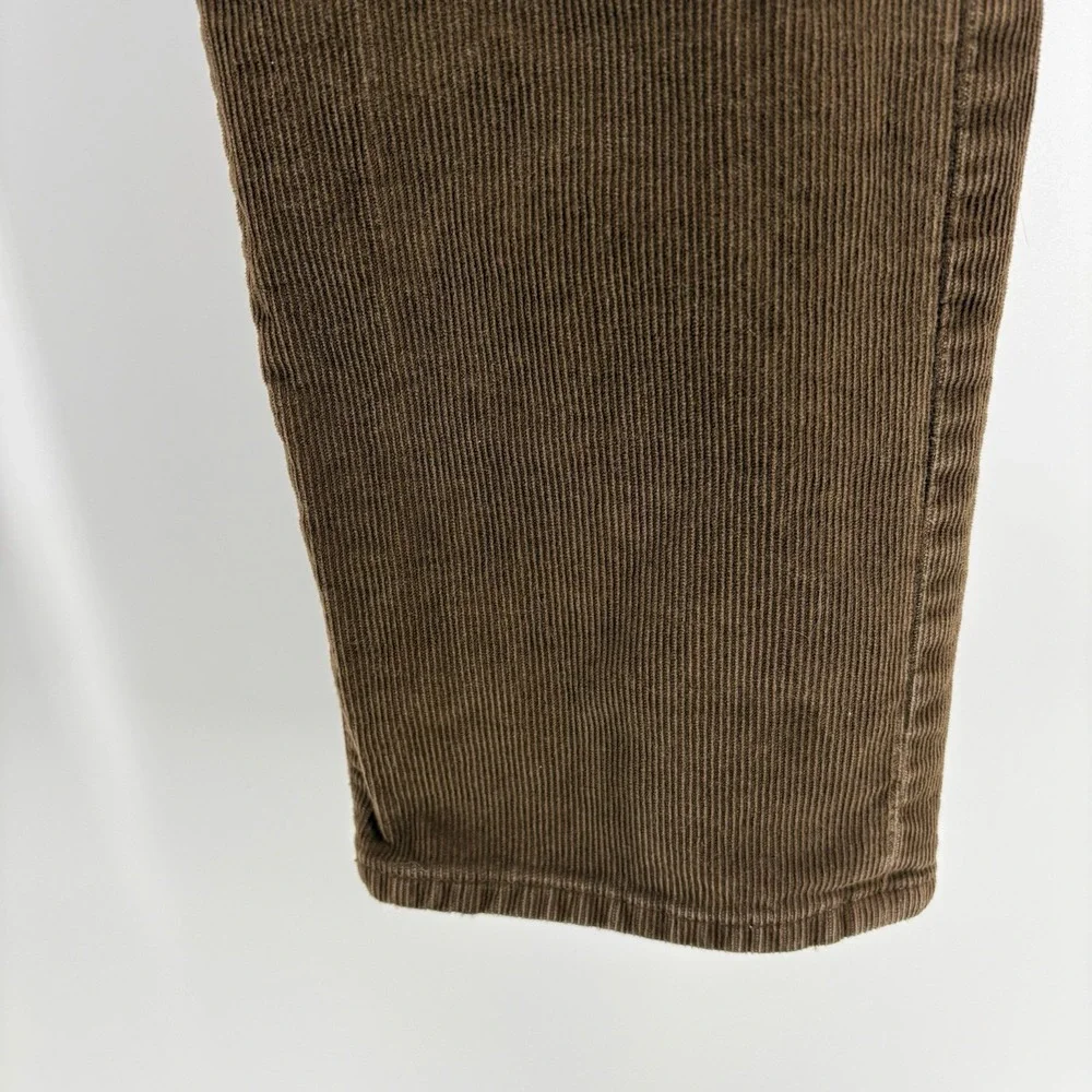 J Crew 770 Straight Fit Corduroy Pants Mens 32x32(31.5) Brown Preppy‎